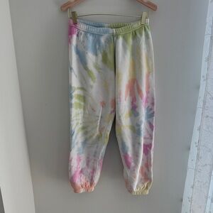 Spiritual Gangster Women’s Perfect Tie-Dye Sweatpants - Pastel Multi